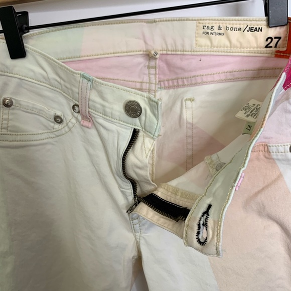 Rag & bone white highlighter color block leggings - Picture 5 of 8